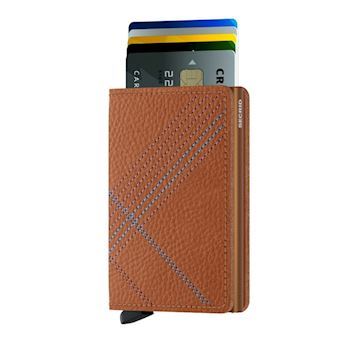 Secrid Slim Wallet Linea Caramello Stitch