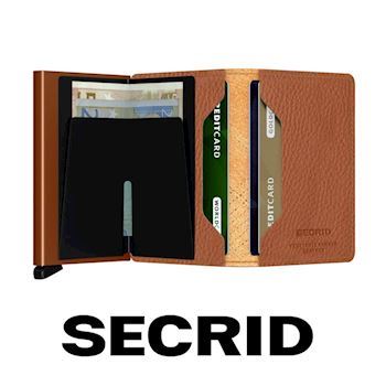 Secrid Slim Wallet Linea Caramello Stitch