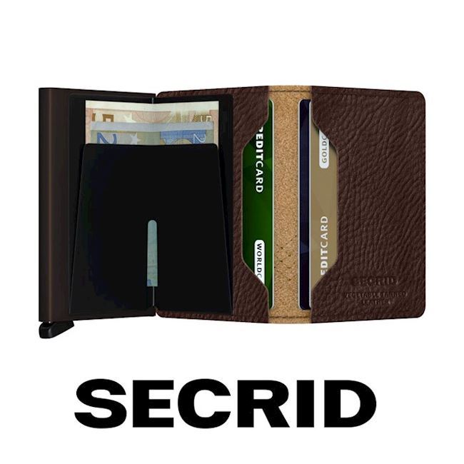 Secrid Slim Wallet Linea Espresso Stitch