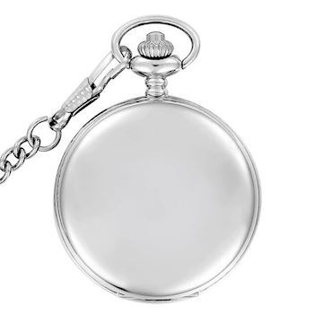 Klassisk Lommeur sølvblank