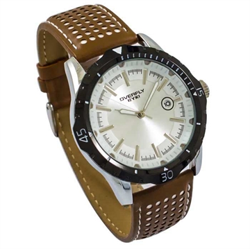 Eyki Ur til Mænd Brown, Black & Silver