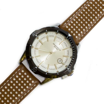 Eyki Ur til Mænd Brown, Black & Silver